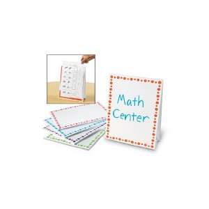  4 Pack LEARNING RESOURCES CENTER SIGNS SET OF 5 