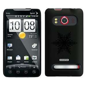  Poinsettia Snowflake on HTC Evo 4G Case  Players 