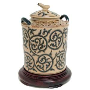  Alexandria Effusion Lamp Brown Ming Vase