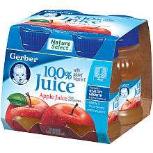 Gerber Juice Apple   4Pk   Nestle   BabiesRUs