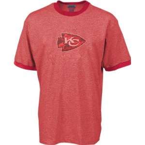    Kansas City Chiefs Red Camo Logo Ringer Tee