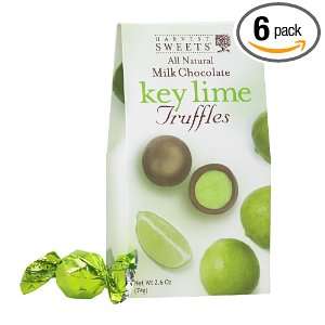 Harvest Sweets Milk Chocolate Key Lime Truffles, 2.6 Ounce (Pack of 6)