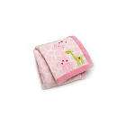 Carters Printed Embroidered Boa Blanket   Pink Giraffes