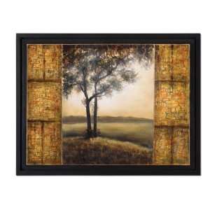   42.5 Inch Bordered Tree Decorative Oil Reproduction Hanging Painting