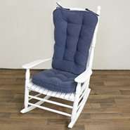   Jumbo Rocking Chair Cushion   Hyatt fabric   Denim. 