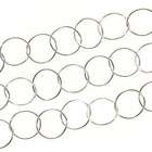   Sterling Silver Round Circle Chain 10mm   Bulk By The Foot