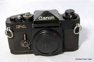 Canon F 1 camera body only all manual SLR F1 black  