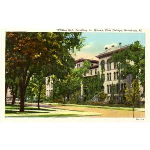   Whiting Hall   Dormitory for Women   Knox College   Galesburg Illinois