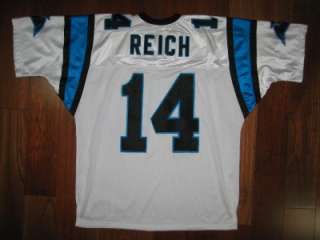 1995 Authentic Carolina Panthers Frank Reich ROAD jersey APEX XL PRO 