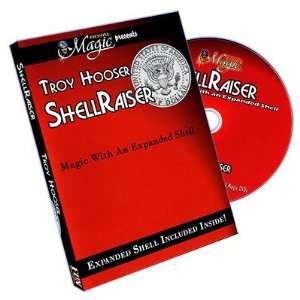  Magic DVD Shellraiser by Troy Hooser (With Shell Coin) by 