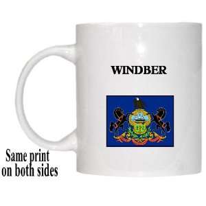    US State Flag   WINDBER, Pennsylvania (PA) Mug 