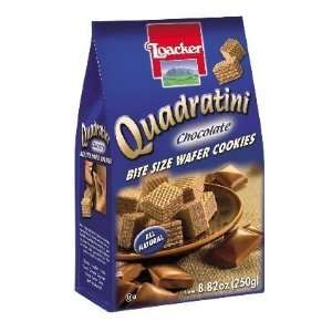 Loacker Quadratini Chocolate Wafers (8)  Grocery & Gourmet 