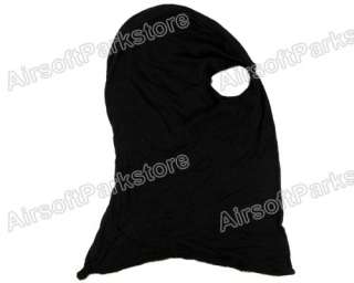SWAT Style 2 Holes Balaclava Hood Face Mask Black2  
