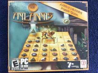 sealed case Atlantis Quest (PC, 2006 2008) cd rom 625904381101  