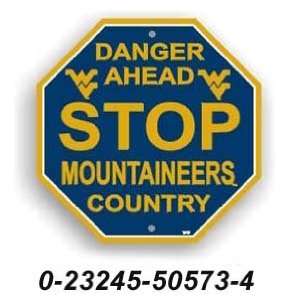  West Viginia Mountaineers Stop Sign *SALE* Sports 