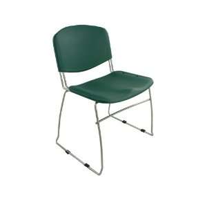  Ergocraft Green Full Size Stack Chair 