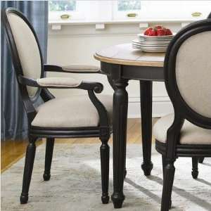   Low Country Louis Side Chair in Distressed Charcoal Furniture & Decor