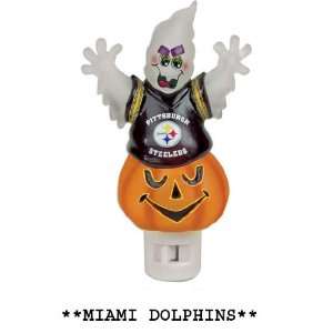  5 NFL Miami Dolphins Halloween Ghost Night Light