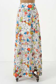 Leadlight Maxi Skirt   Anthropologie