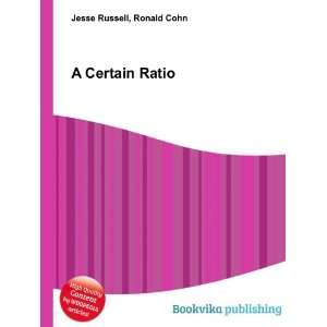  A Certain Ratio Ronald Cohn Jesse Russell Books