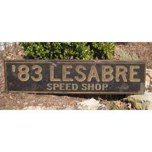  1983 83 BUICK LESABRE SPEED SHOP   Rustic Hand Painted 
