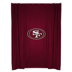  San Francisco 49Ers Bathroom Shower Curtain Sports 
