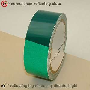   Grade Reflective Tape 1 1/2 in. x 30 ft. (Green)