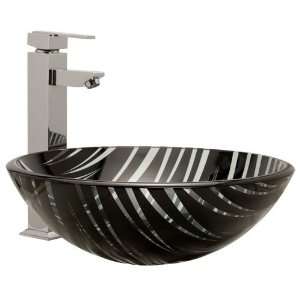  Abstract Glass Vessel Sink
