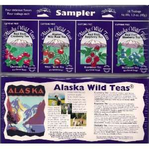 Alaska WILD TEAS Sampler (4 box sampler set)  Grocery 