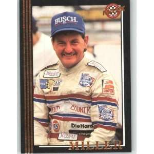  1992 Maxx Black #84 Butch Miller   NASCAR Trading Cards 