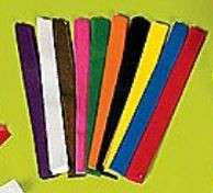 100 Tissue Paper Strips 1 x 12 Lots of Colors to choose from Red 