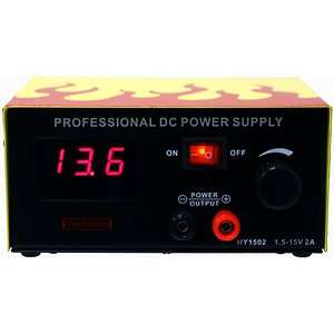 Tekpower HY 1502 DC Variable Power Supply 1.5   15 Volts 2 Amp 