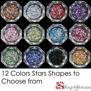 Star Shape Flat Back Rhinestones in Multiple Colors and Lots  