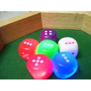  6 Sided Rubber Dice Toys & Games