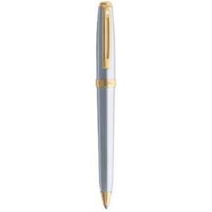  Sheaffer Prelude Chrome With Gold Trim Ballpoint Pen 