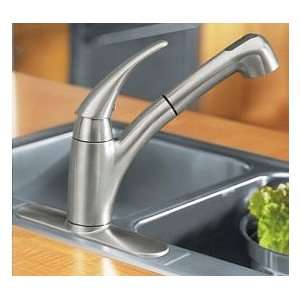  Kitchen Pullout Faucet by Moen   7560 in Ivory