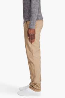 Cheap Monday Washed Beige Chinos for men  