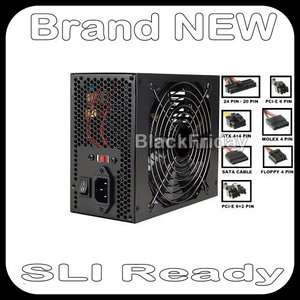 Quiet 800 Watt Intel AMD PC ATX Power Supply SLI PCI E  