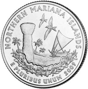 2009 D NORTHERN MARIANA ISLANDS U.S. QUARTER UNC  