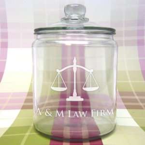  Scales of Justice Candy Jar