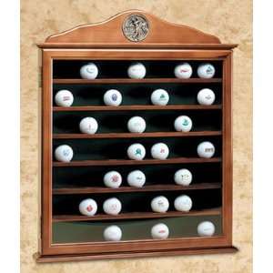   49 Ball Cabinet With Acrylic Door Maple Honey Oak