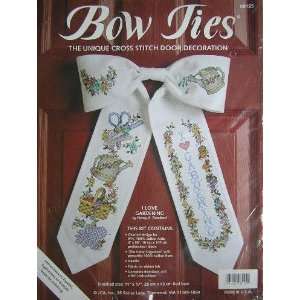   Gardening Bow Ties Counted Cross Stitch Kit Arts, Crafts & Sewing