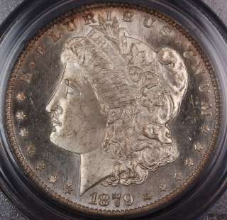 1879 S Morgan Silver Dollar, PCGS MS 64 (PL GEM)  