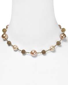 Carolee Slight Blush Basics Adjustable Illusion Necklace