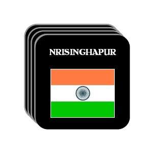  India   NRISINGHAPUR Set of 4 Mini Mousepad Coasters 