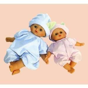    Petit Calin A la Creche   11 inch Doll (Blue Outfit) Toys & Games
