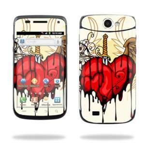   Smartphone Cell Phone Skins Stabbing Heart Cell Phones & Accessories