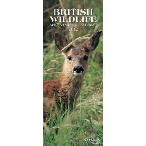    British Wildlife   12 Month Appointments Slim   13.5x5.5 inches