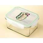 Kinetic 01311 37 oz. Rectangular Glass Food Storage Container with 