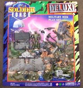 DELUXE SOLDIER MILITARY PLAY SET action figures toys  